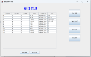 Java语言和SQLServer数据库设计的《个人记账系统》 - 图片 2