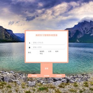 基于SpringBoot的高校实习管理系统